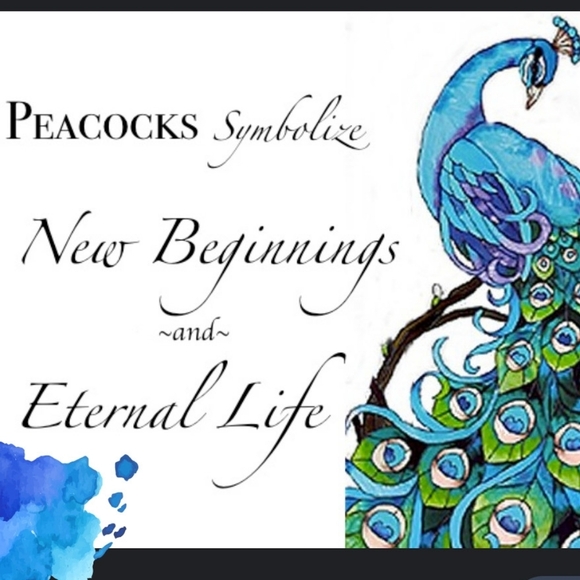 Red lace agate pendant necklace - peacock with simulated blue topaz + amethyst - Picture 6 of 6